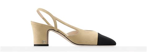 scarpa tacco bicolore tipo chanel|Scarpe Chanel Slingback .